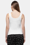 Floret Cotton Camisole (Pack of 2) - White — thumbnail 3